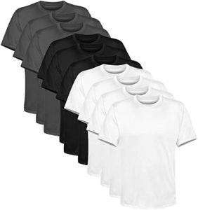 Kit 10 Camisetas Masculina Lisa Algodão