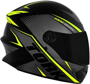 Capacete R8 Pro Tork Tam.56 Viseira Fumê Amarelo
