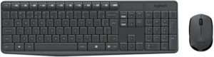 Combo Teclado e Mouse sem fio Logitech MK235 com Conexão USB