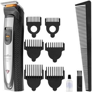 Aparador de Pelos, Multi Groom 12 em 1 Bap05plr, Preto
