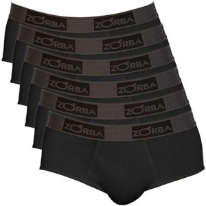 Kit 6 Cuecas Slip Comfort, Zorba, Masculino