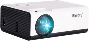 Projetor, Blulory Projetores Portátil – Com 4K 1200 Lux e UHD