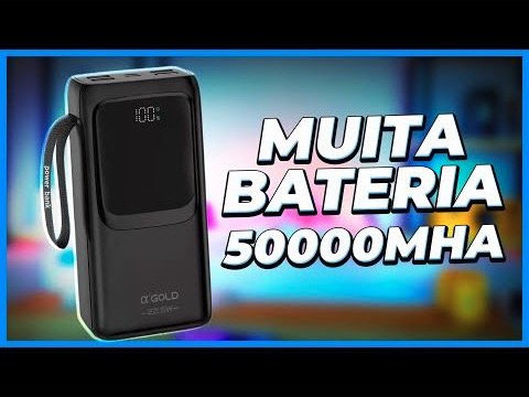 Power bank Agold 50.000 mAh vale a pena? Review do carregador portátil