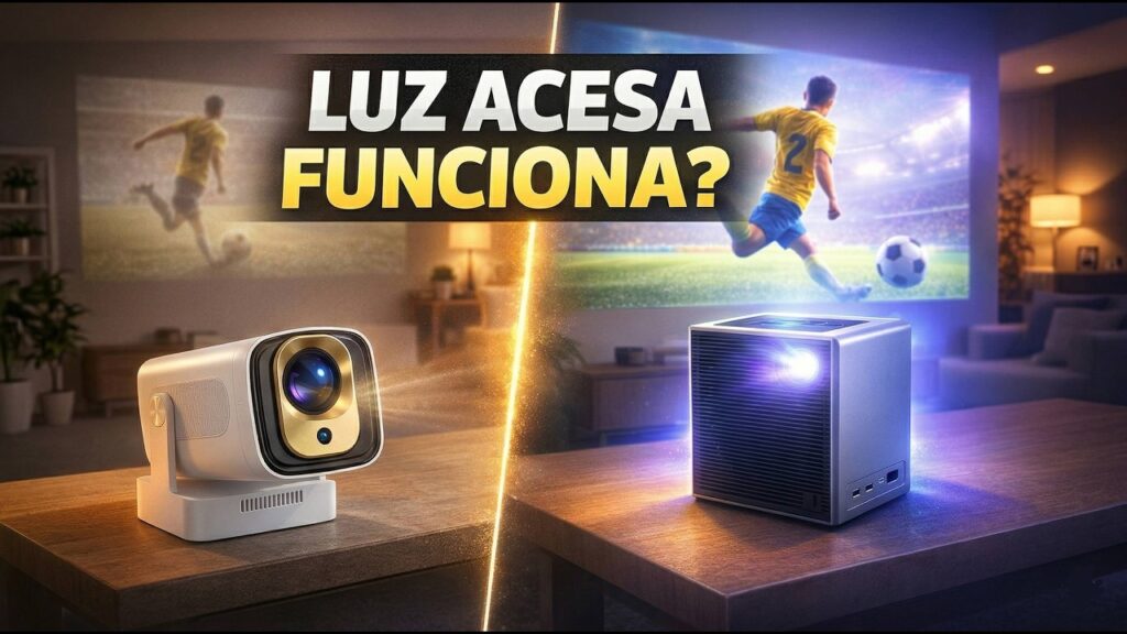 6 melhores projetores para usar com luz acesa em 2026: do barato ao premium