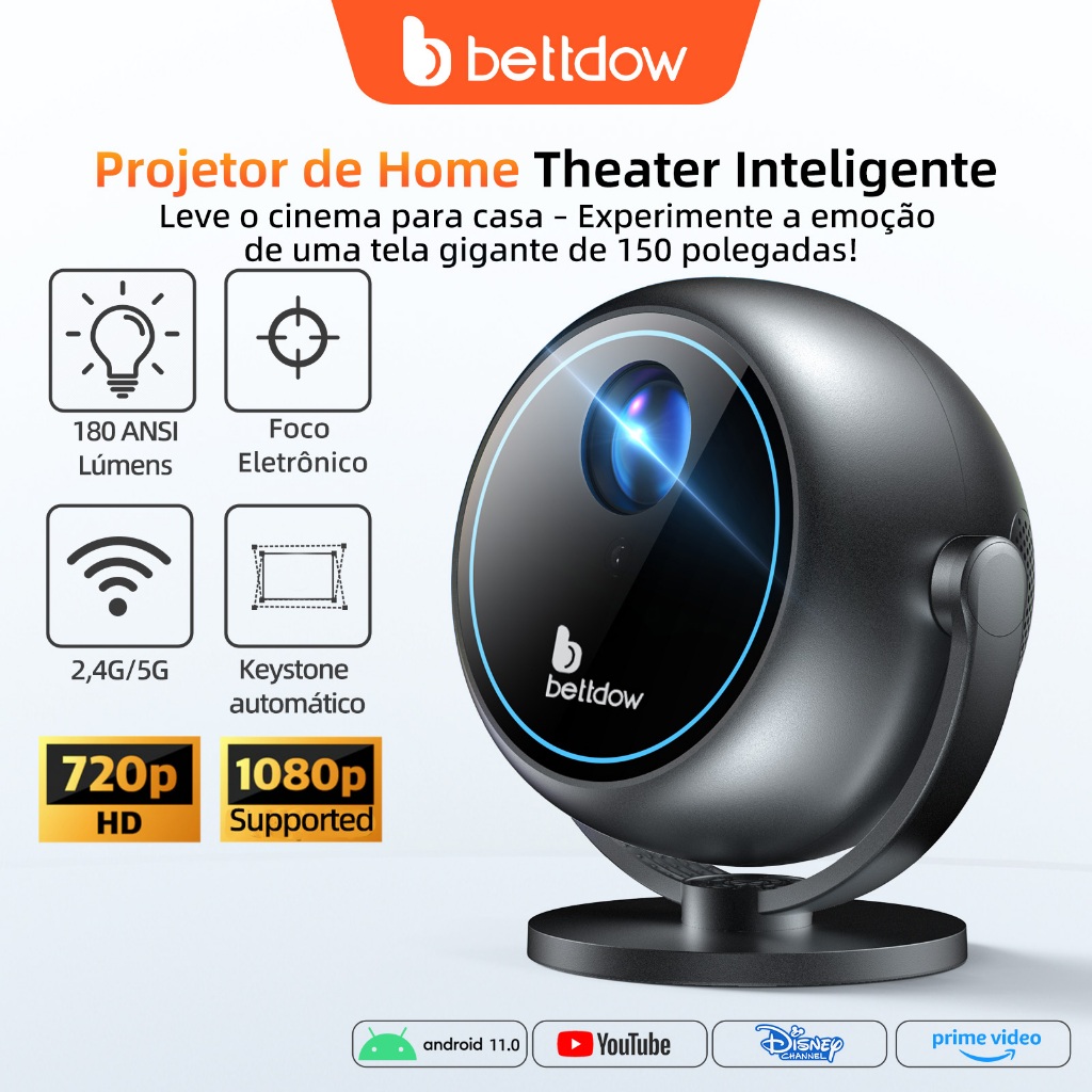 Projetor BETTDOW HD
