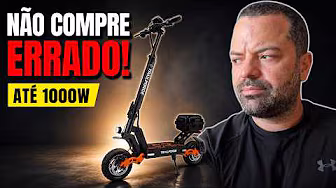 Comparativo de cinco patinetes elétricos de até 1000W apresentado pelo Inova Leo
