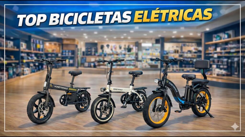5 bicicletas elétricas dobráveis Honeywhale em 2026: comparativo