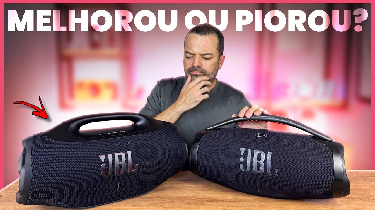 JBL Boombox 4 e JBL Boombox 3 no comparativo do Inova Leo