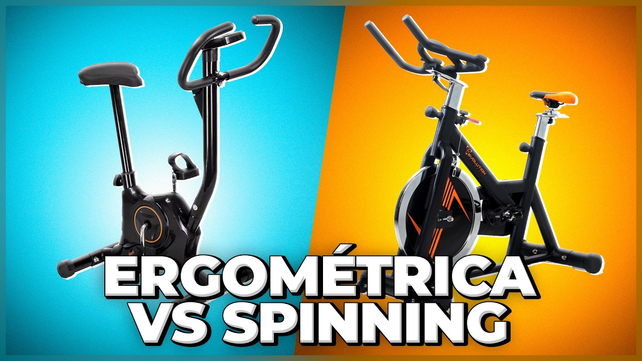 Bicicleta ergométrica e bicicleta de spinning comparadas no vídeo do Inova Leo