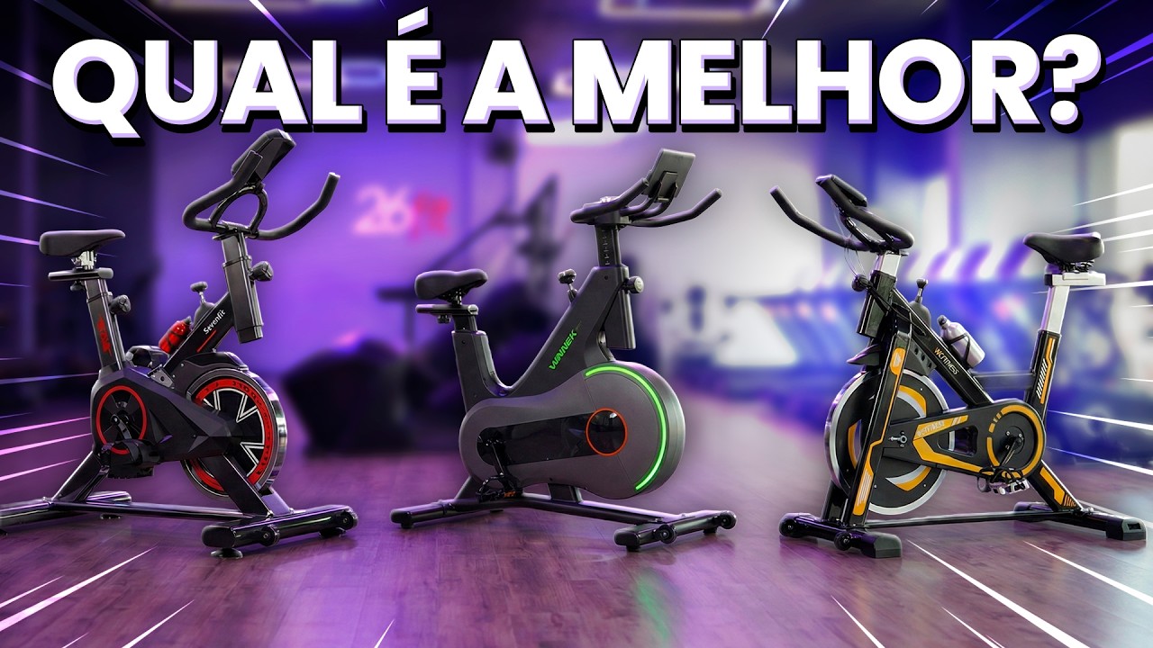 Comparativo de bicicletas de spinning do vídeo do Inova Leo