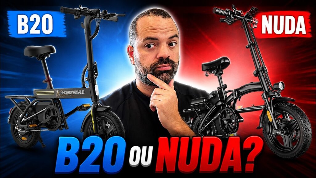 Honeywhale B20 vs NUDA 400W: qual bicicleta elétrica escolher?