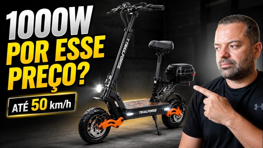 Trailforge G1 vale a pena? Review do patinete elétrico de 1000W