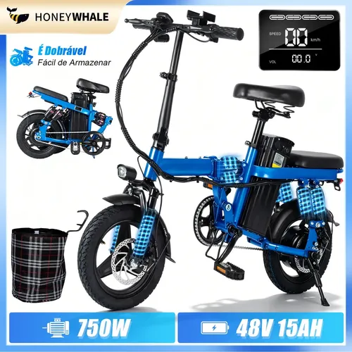 Bicicleta elétrica dobrável Honeywhale S6 Pro-S