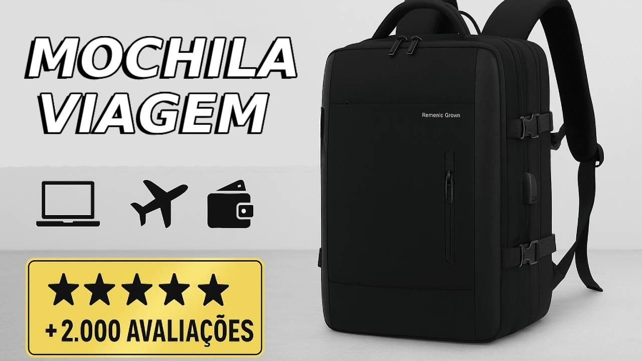 Capa do vídeo sobre a mochila Romantic Crown expansível