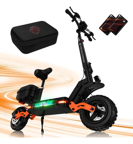 Patinete elétrico Trailforge G1 com banco e acessórios