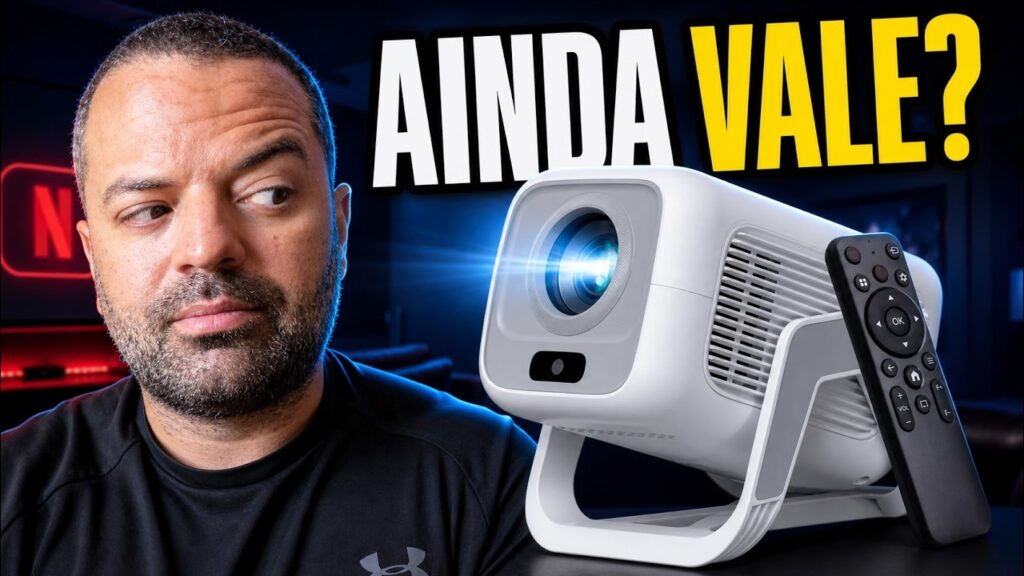 Bettdow AC1066 vale a pena? Review do projetor Full HD com Netflix