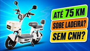Bicicleta elétrica Cavalletta C3 800W com autonomia anunciada de até 75 km
