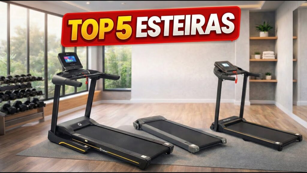 4 esteiras elétricas para casa em 2026: qual escolher?