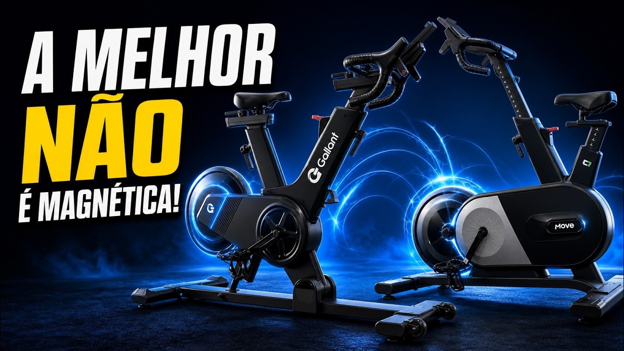 Bicicletas de spinning eletromagnéticas C7 Move e Gallant Elevate Max