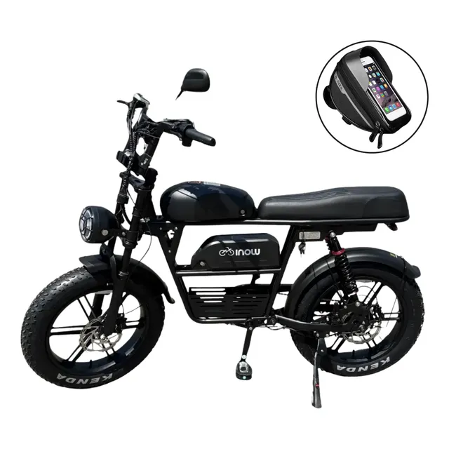 Bicicleta elétrica INOW V35 preta