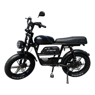 Bicicleta elétrica INOW V35 1000W com duas baterias e cesto