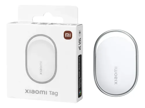 Rastreador Xiaomi Tag branco com embalagem