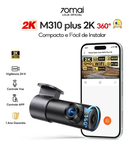 Câmera veicular 70mai M310 2K
