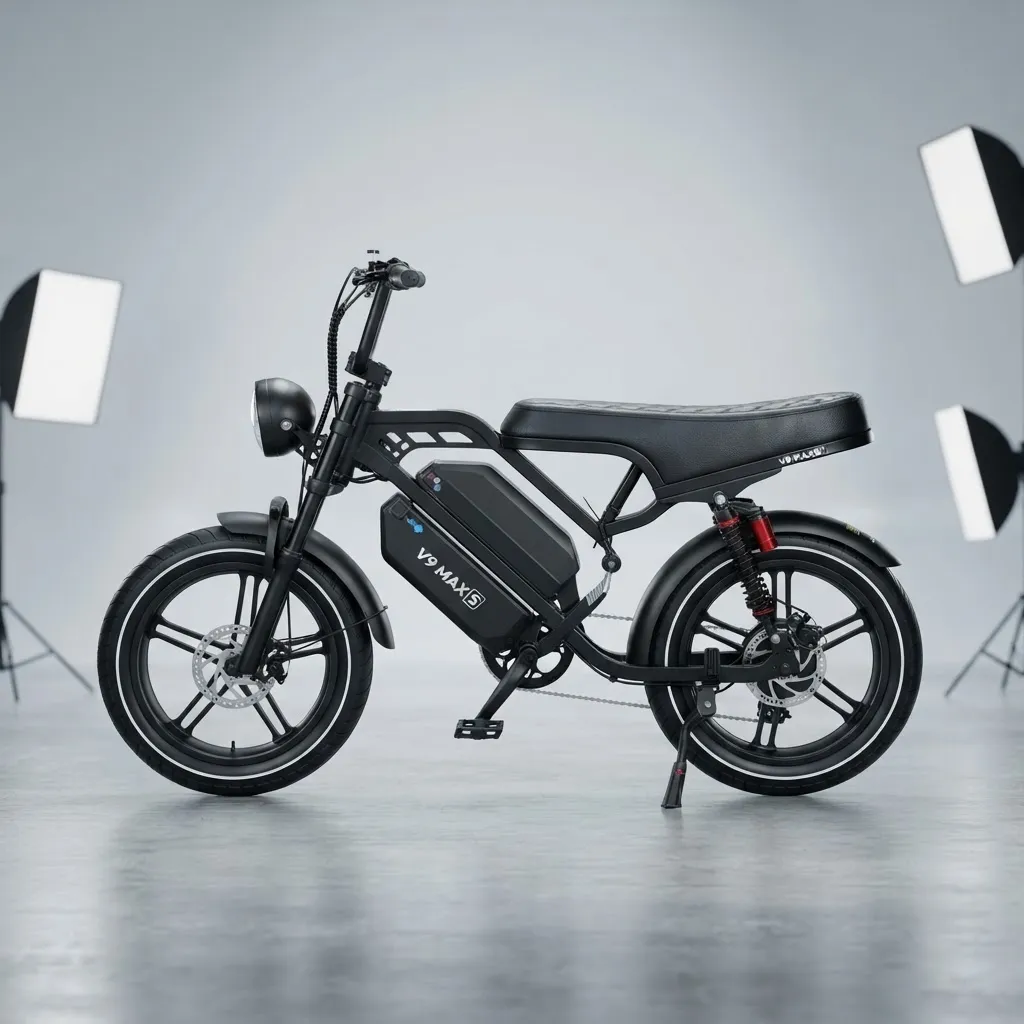 Detalhes da bicicleta elétrica V9 Max S de 1.000 W