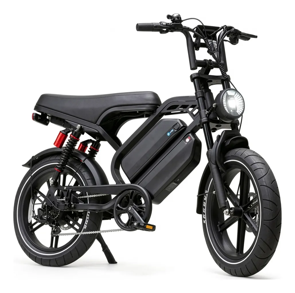 Bicicleta elétrica V9 Max S com duas baterias