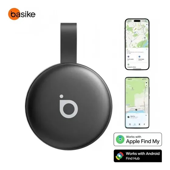 Basike Smart Tag compatível com Apple Buscar e Google Find Hub