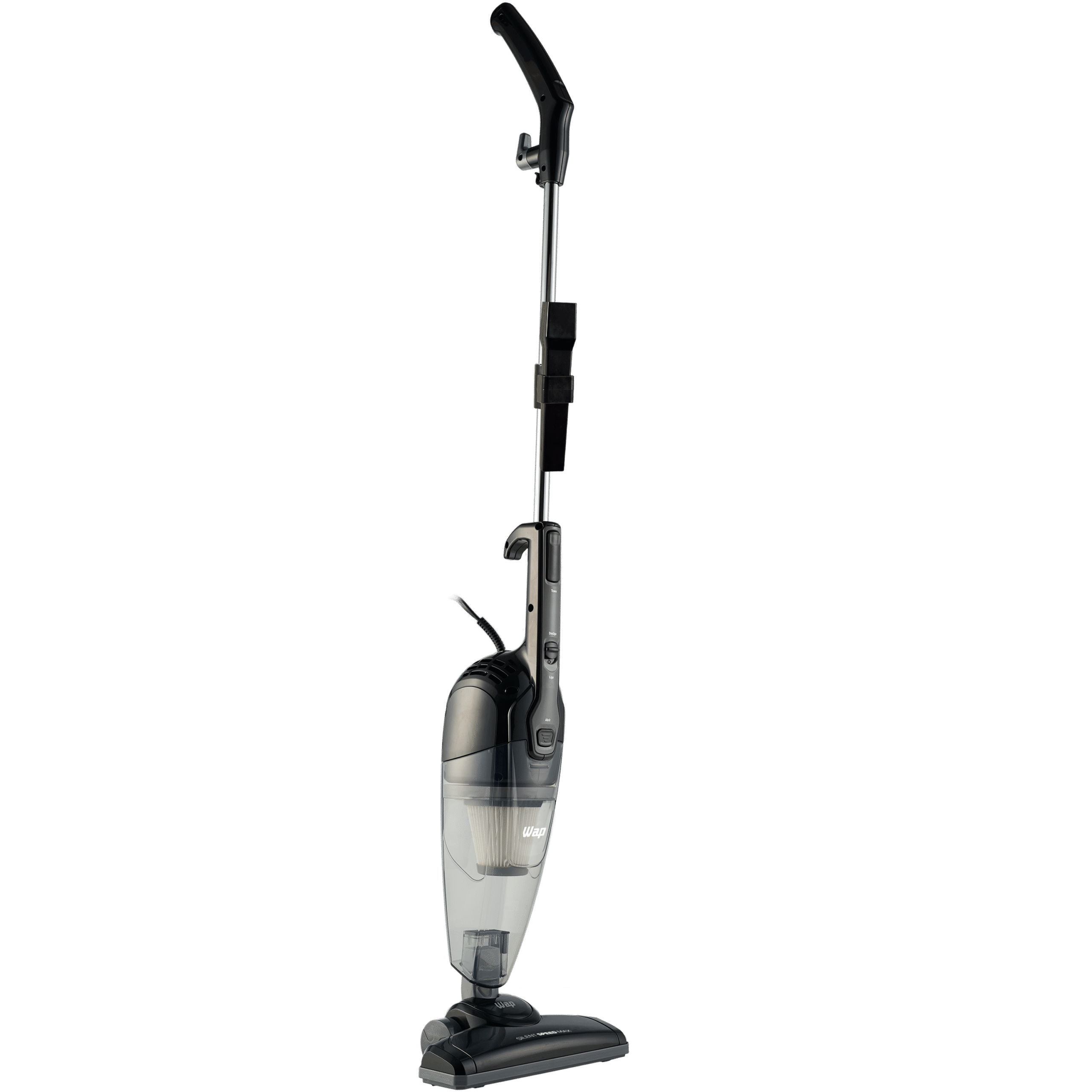 Aspirador vertical WAP Silent Speed Max preto e vermelho com cabo elétrico